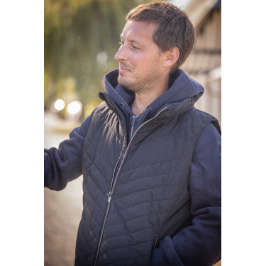 Chaleco acolchado sin mangas Longueil Paddock Sports Negro Chaleco acolchado sin mangas Longueil Paddock Sports Negro