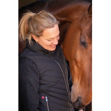 Chaleco acolchado sin mangas Longueil Paddock Sports Negro Chaleco acolchado sin mangas Longueil Paddock Sports Negro