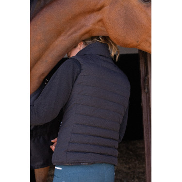 Chaleco acolchado sin mangas Longueil Paddock Sports Negro Chaleco acolchado sin mangas Longueil Paddock Sports Negro