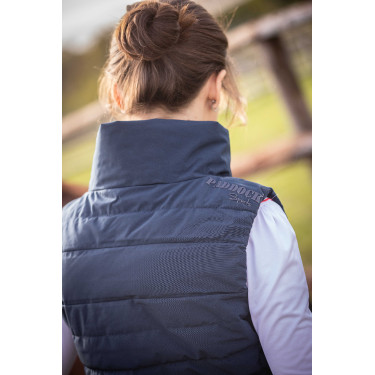 Chaleco acolchado sin mangas Longueil Paddock Sports Azul marino