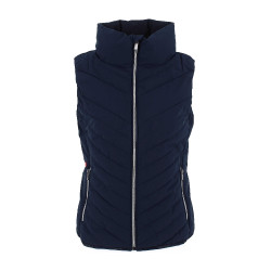 Chaleco acolchado sin mangas Longueil Paddock Sports Azul marino