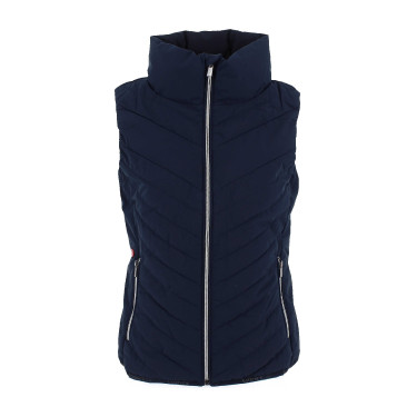Chaleco acolchado sin mangas Longueil Paddock Sports Azul marino