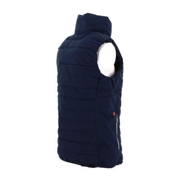 Chaleco acolchado sin mangas Longueil Paddock Sports Azul marino