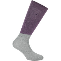 Calcetines Equithème Compet Te quiero Rosa viejo / antracita
