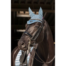 Orejera anti moscas LeMieux Loire Azul hielo