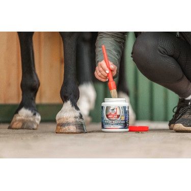 Ungüento natural LEOVET Huf Lab con pincel