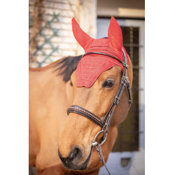 Orejeras antimoscas PADDOCK Prems Roja Rojo