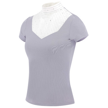 Polo Equithème Lerma de manga corta Púrpura Violeta Polo Equithème Lerma de manga corta Púrpura Violeta