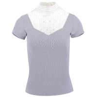 Polo Equithème Lerma de manga corta Púrpura Violeta