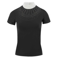 Polo Equithème London de manga corta Blanco