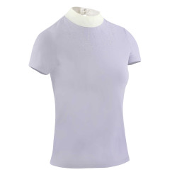 Polo Equithème London de manga corta Púrpura Violeta