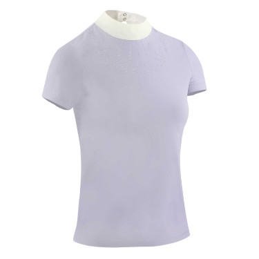 Polo Equithème London de manga corta Púrpura Violeta