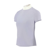 Polo Equithème London de manga corta Blanco
