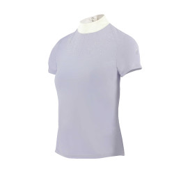 Polo Equithème London de manga corta Púrpura Violeta