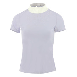 Polo Equithème London de manga corta Púrpura Violeta