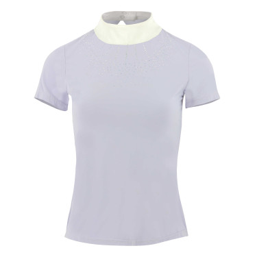 Polo Equithème London de manga corta Púrpura Violeta