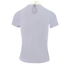 Polo Equithème London de manga corta Púrpura Violeta
