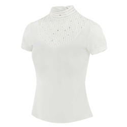 Polo Equithème Vilamoura de manga corta Blanco