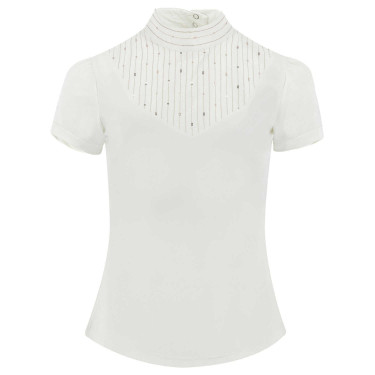 Polo Equithème Vilamoura de manga corta Blanco