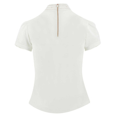 Polo Equithème Vilamoura de manga corta Blanco