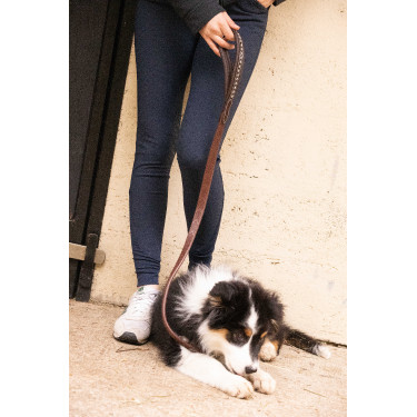 Correa para perros Pénélope Rubber Havana Marr&amp;amp;amp;oacute;n