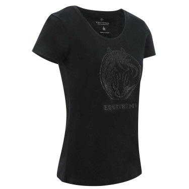 Camiseta Equithème Magali Negro