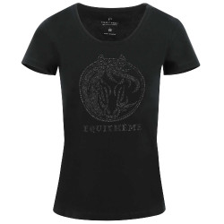 Camiseta Equithème Magali Negro