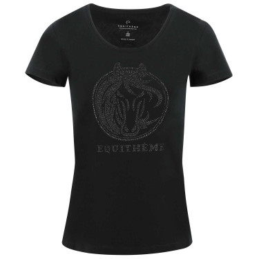 Camiseta Equithème Magali Negro