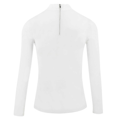 Polo Equithème Cabourg lange mouwen Blanco Polo Equithème Cabourg lange mouwen Blanco