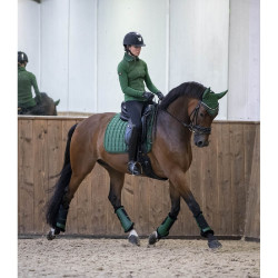 Mantilla LeMieux Loire Classic Dressage Square Caza verde Mantilla LeMieux Loire Classic Dressage Square Caza verde