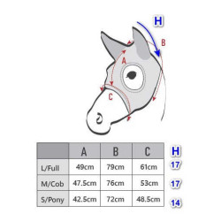 Máscara antiestrés Lami-Cell Titanium con orejas