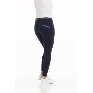 Pantalón Equithème Kylie con culera de silicona Azul marino Pantalón Equithème Kylie con culera de silicona Azul marino