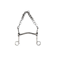 Freno de embocadura Metalab con cañón hueco