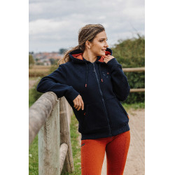 Pantalón Equithème Brigitte con culera de silicona Naranja
