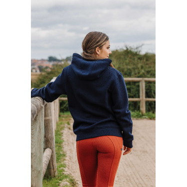 Pantalón Equithème Brigitte con culera de silicona Naranja