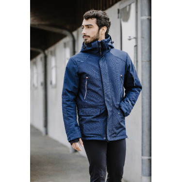 Parka Equithème Alex Azul marino