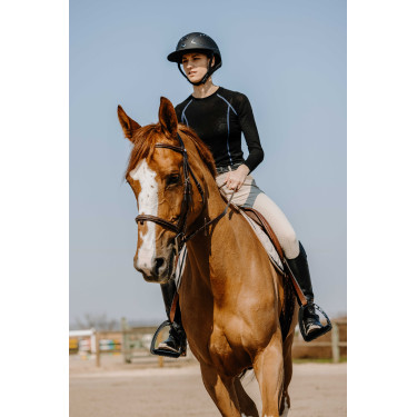 Camiseta Pro Series Rassembler manga largas Negro