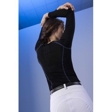 Camiseta Pro Series Rassembler manga largas Negro