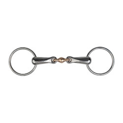 Filete de 2 anillas Metalab con eslabón de cobre