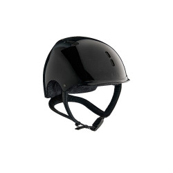 Casco de carbono NACA Gravity S Negro carbón brillante / oro rosa