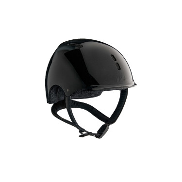 Casco de carbono NACA Gravity S Negro carbón brillante / oro rosa