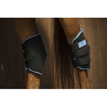 Protector de corvejones LAMI-CELL “Ice Boots” Negro / azúl Protector de corvejones LAMI-CELL “Ice Boots” Negro / azúl