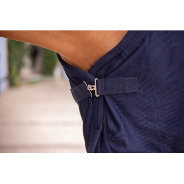 Manta Paddock Sports Séchante Azul marino