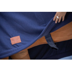 Manta Paddock Sports Séchante Azul marino