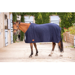 Manta Paddock Sports Séchante Azul marino