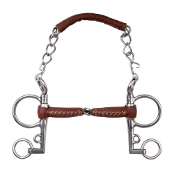 Pelham Metalab Pinchless de cuero de 2 piezas