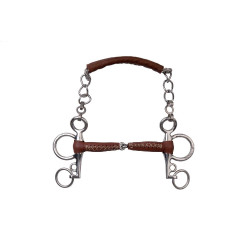 Pelham Metalab Pinchless de cuero con camas cortas