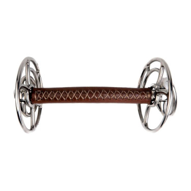 Filete elevador Metalab JW de acero inoxidable y cuero