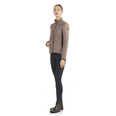 Chaqueta corta acolchada Ego7 Atena para mujer Tórtola Marr&amp;amp;amp;oacute;n