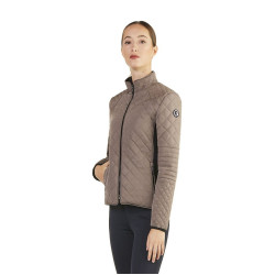 Chaqueta corta acolchada Ego7 Atena para mujer Tórtola Marr&amp;amp;amp;oacute;n